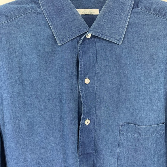 Loro Piana Men Long Sleeve button shirt 100% Cotton - Picture 2 of 7